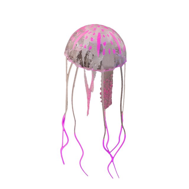 Colorful Artificial Glowing Effect Jellyfish Fish Tank Aquarium Decor Mini Submarine Ornament Decoration Aquatic Pet Supplies