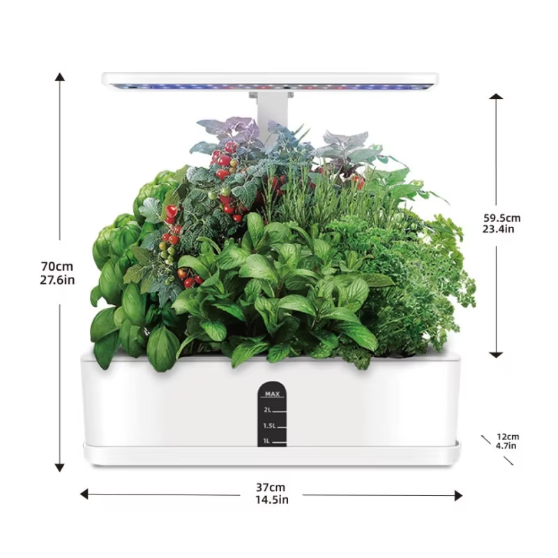 Smart Planter Indoor Herb Garden Vertical Grow Tower LED Indoor Hydroponics Growing System Full spectrum plant growth led light