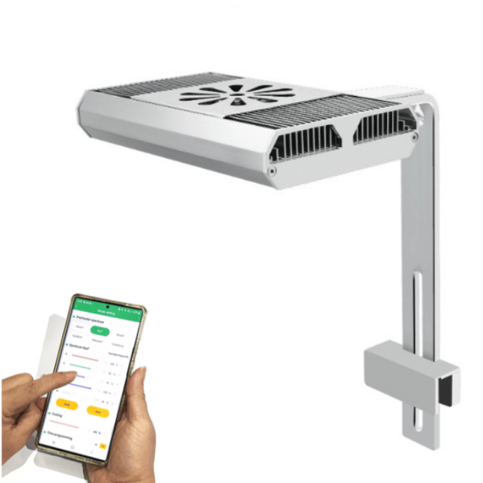 WEEK AQUA Z200 Series Aquarium LED Light WRGB Full Spectrum LED Bracket Lamp Freshwater Aquarium Plant LED Light