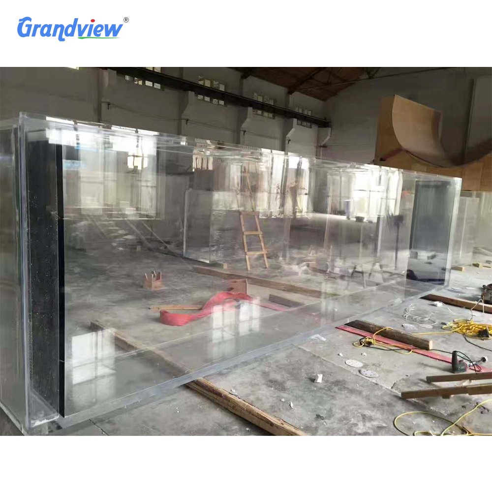 Factory Custom Clear transparent Square made acrylic fish tanks makers price