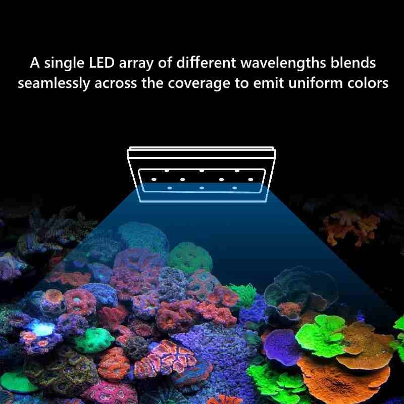 Wholesale aquarium lamp led A8S 220w high power aquarium lights full spectrum led aquarium light for coral reef light