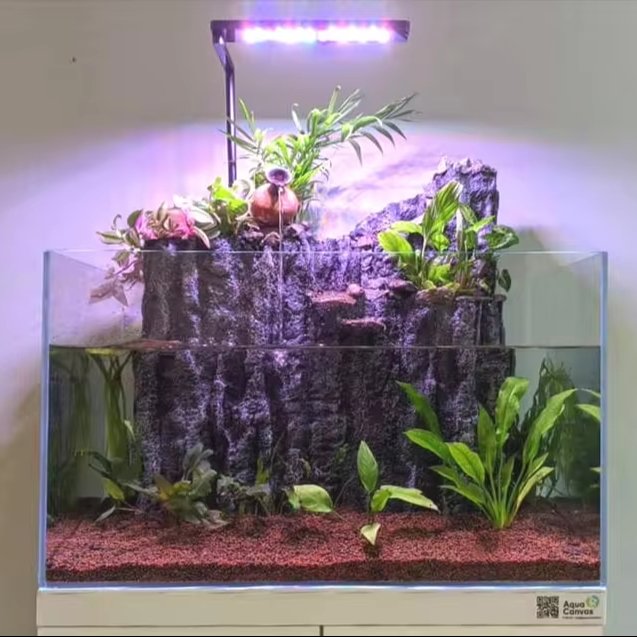 MicMol WRGB App Control Dimmable Full Spectrum Led Aquarium Light for Aquascape Aquarium Lamp