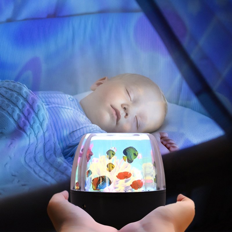 Mini electronic smart aquarium lamp artificial Tropical Fish lamp Aquarium Decorative Lamp Virtual Ocean in Motion