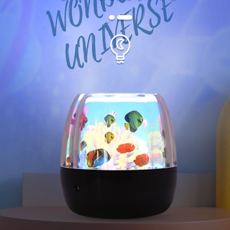 Mini electronic smart aquarium lamp artificial Tropical Fish lamp Aquarium Decorative Lamp Virtual Ocean in Motion