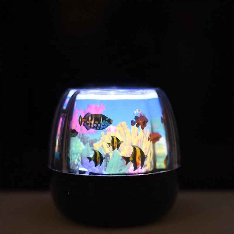 Mini electronic smart aquarium lamp artificial Tropical Fish lamp Aquarium Decorative Lamp Virtual Ocean in Motion