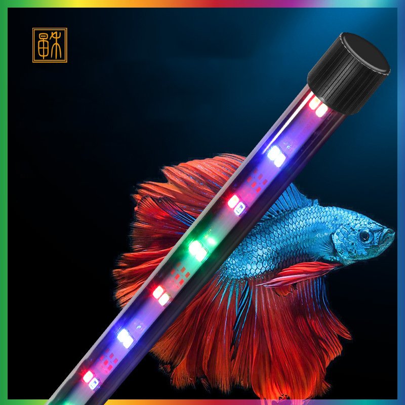 zaohetian T4 110V 220V small aquarium led lamp wrgb full Spectrum led aquarium light cheaper fish tank lamp