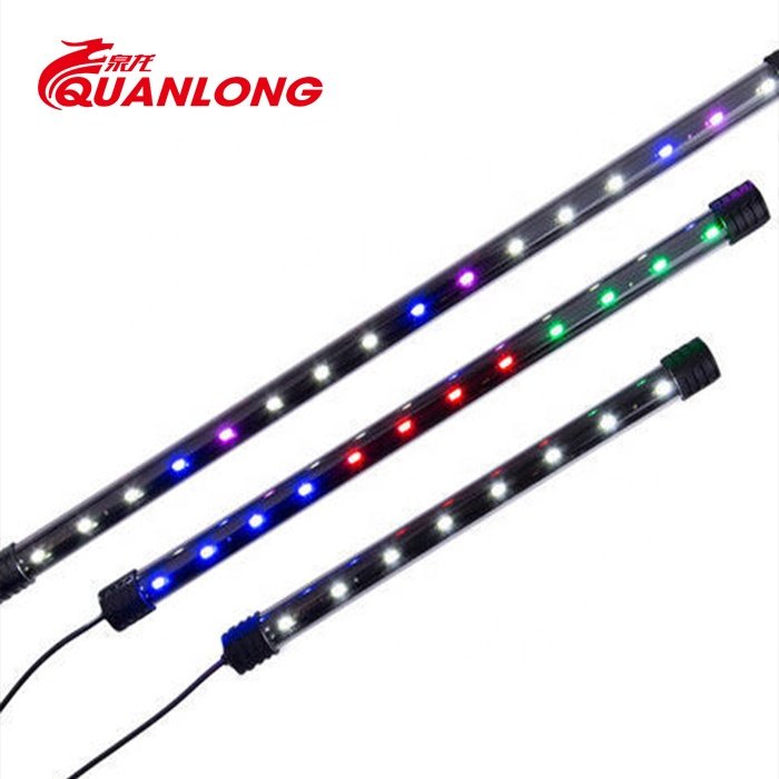Quanlong T4 submersible led aquarium light marine wrgb marine fish tank led aquarium light accessory lamp