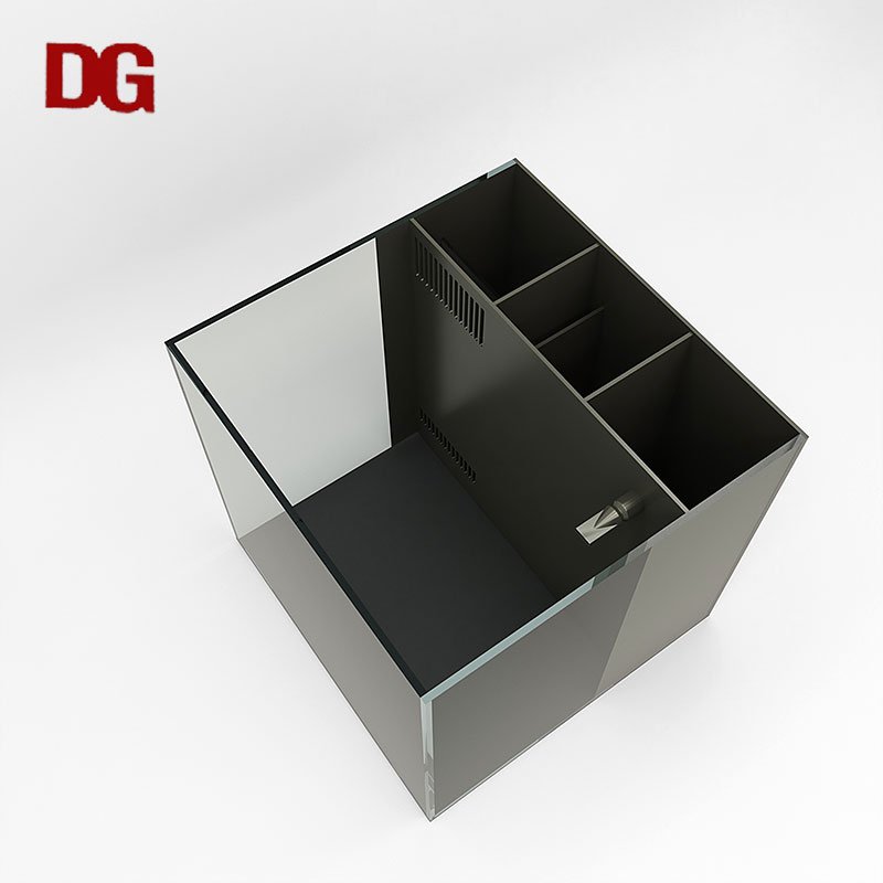 40cm Ultra-white glass 6mm back filter fish tank aquarium tank ada back filter right angle glass aquarium fish tank