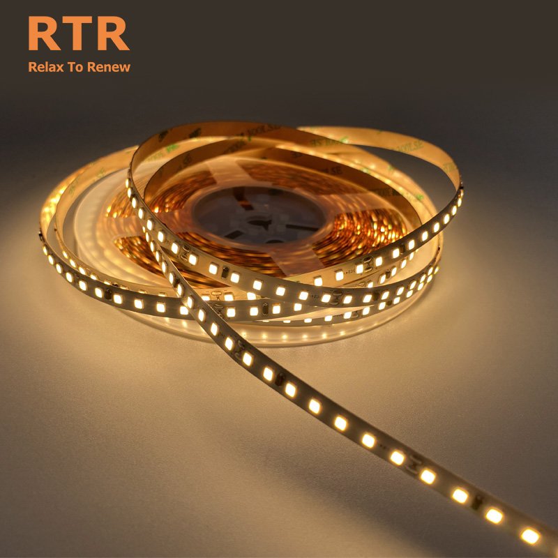 High Lumen Smart Light Strip 140D RA90 8mm 24V IP20 Dimmable 3000K 4000K 6500K Flexible SMD 2835 Led Tape