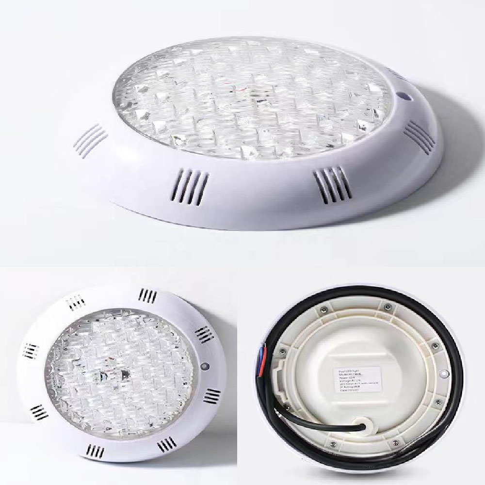LED Swimming Pool Light Underwater Floor Lights Wall-mounted Underwater Waterproof Seven-color Light Without Remote Controller
