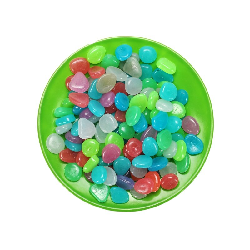 Luminescent Stone Fish Tank Accessories Turtle Tank Accessories Decoration Aquarium Cobbles