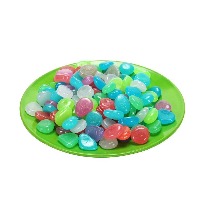 Luminescent Stone Fish Tank Accessories Turtle Tank Accessories Decoration Aquarium Cobbles