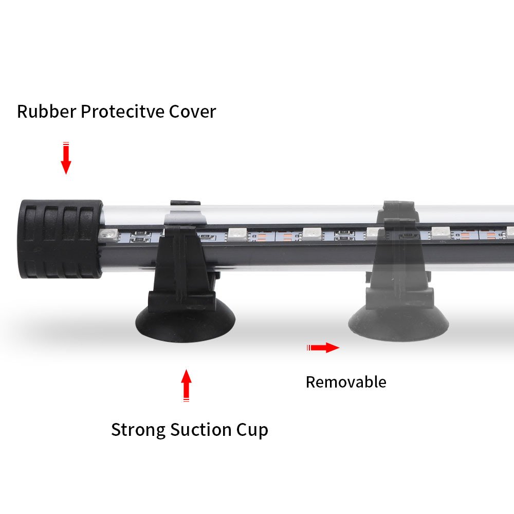 Aquarium accessories Waterproof LED fish tank lamp RGB with remote control LED aquarium light