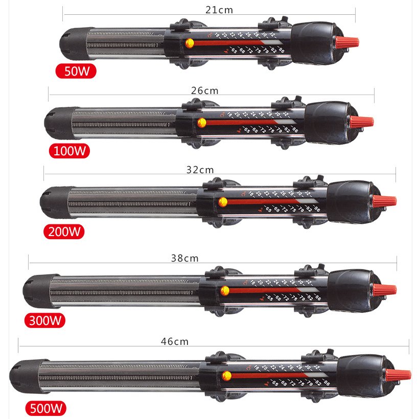 XILONG XL-282 Aquarium Electronic automatic constant temperature heating rod Aquarium Glasses heating rod 50W-500W
