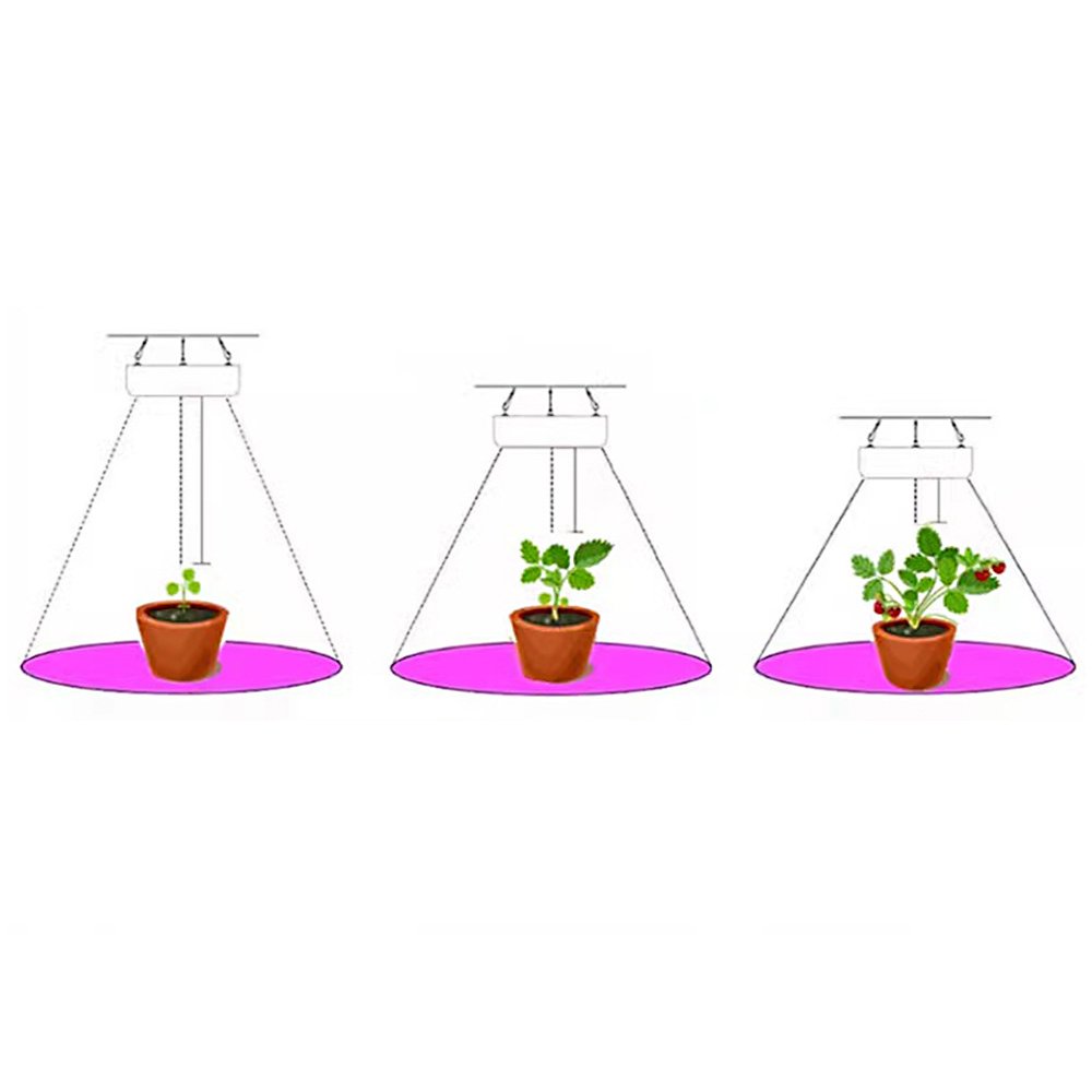 AC100-277V VEG BLOOM full spectrum rectangle hanging LED plant growth light
