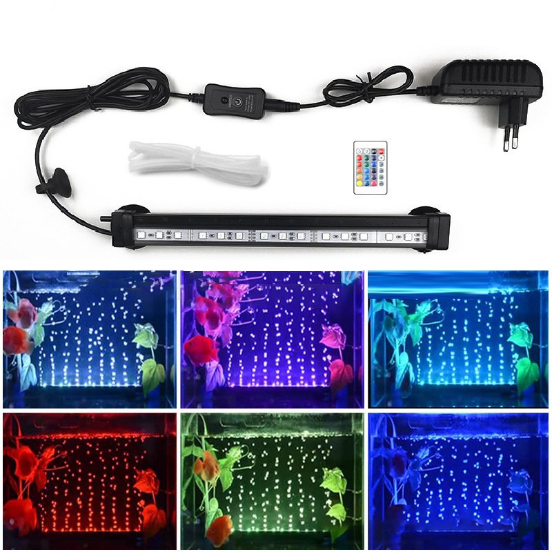 Factory RGB Remote Control Underwater High Bright Colorful LED Aquarium Light