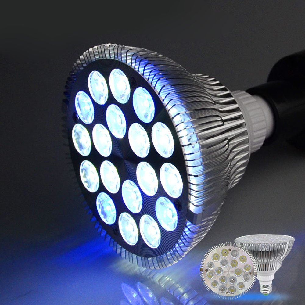 Full Spectrum Led Aquarium Lights E27 Cool white blue green LED Coral Reef Grow Light