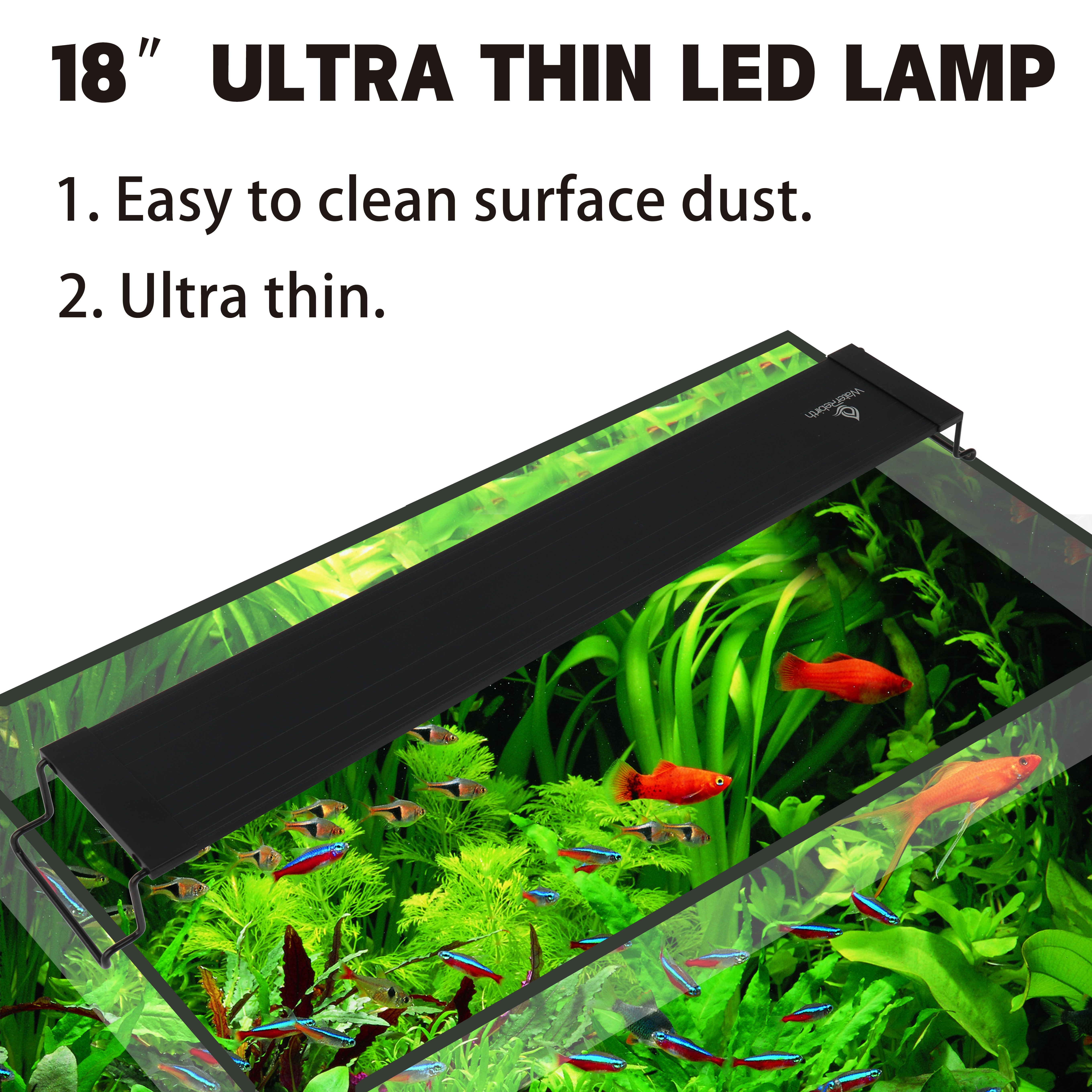 Heto FSL-18S'' Aquarium Tank Lighting and Circuitry Design Led Aquarium Light Led Aquarium Lamp