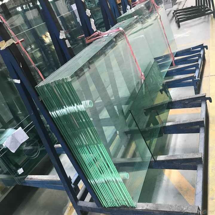 building glass factory wholesale custom clear fully tempered toughened safety glass