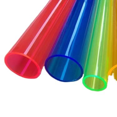High Quality Transparent Clear Polycarbonate Pipe Colorful PVC PC PMMA Acrylic Plastic Tube