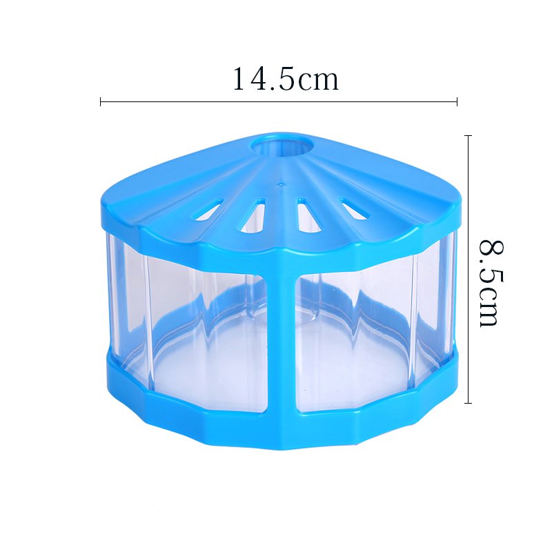 Mini Turtle Tank PVC Reptile Box Fish Tank with Light Plastic Water Tank