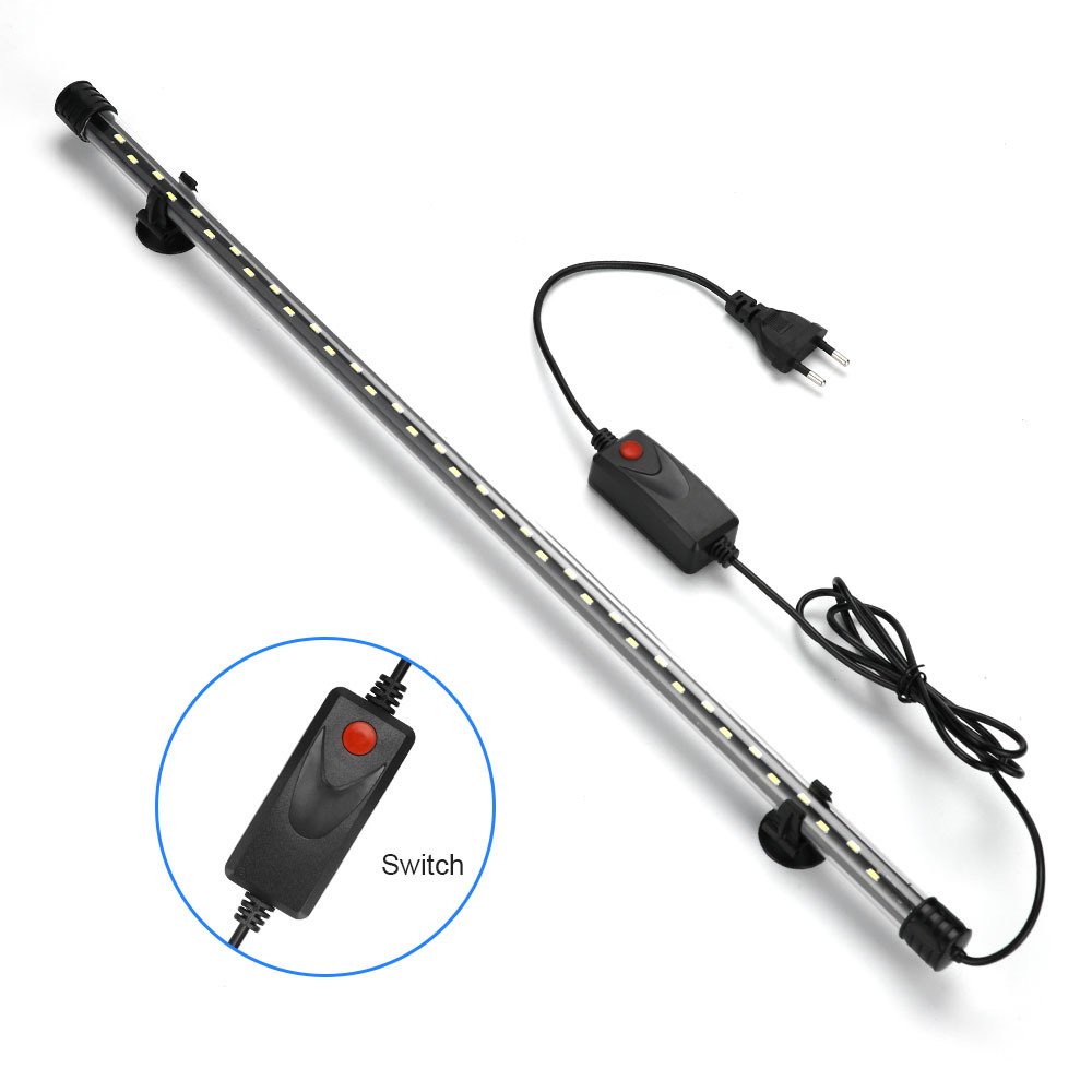 Aquarium Light LED Waterproof Fish Tank Light Underwater Fish Lamp Aquariums Decor Lighting Plant Grow Lamp 18-58CM 220-240V