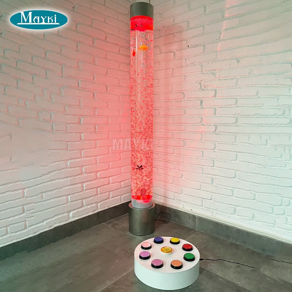 150*15cm LED Sensory Bubble Tube Lamps with Color Changing Controller