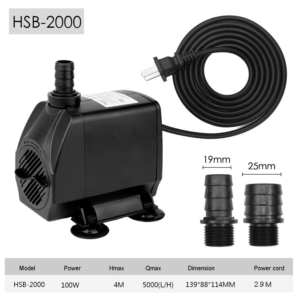 Pump Aquarium Pond Fountain Water Feature Submersible Pompe Aquascaping Statuary Waterfall hydroponics Pumps Bomba De Agua Pompa