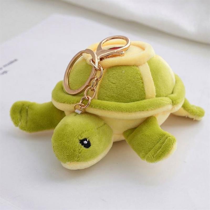 12cm Aquarium turtle Stuffed toys souvenir gift Cute heart Tortoise Plush Toys eco friendly Soft Animal plush keychains