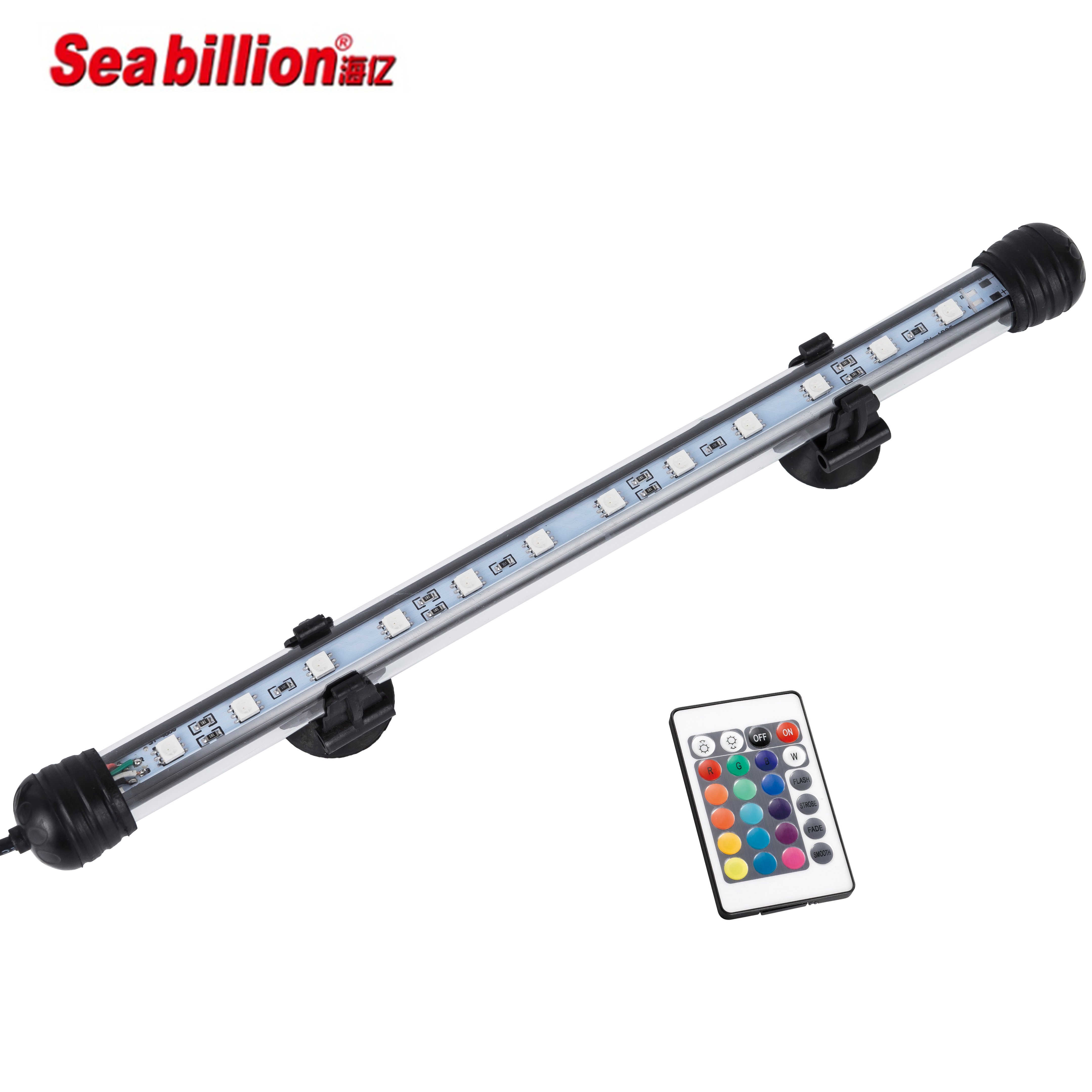 Seabillion T4 4 Feet 135CM RGB LED Colorful Mini Submersible E27 Aquarium Lamp for Fish Tank Lighting For Aquarium decoration