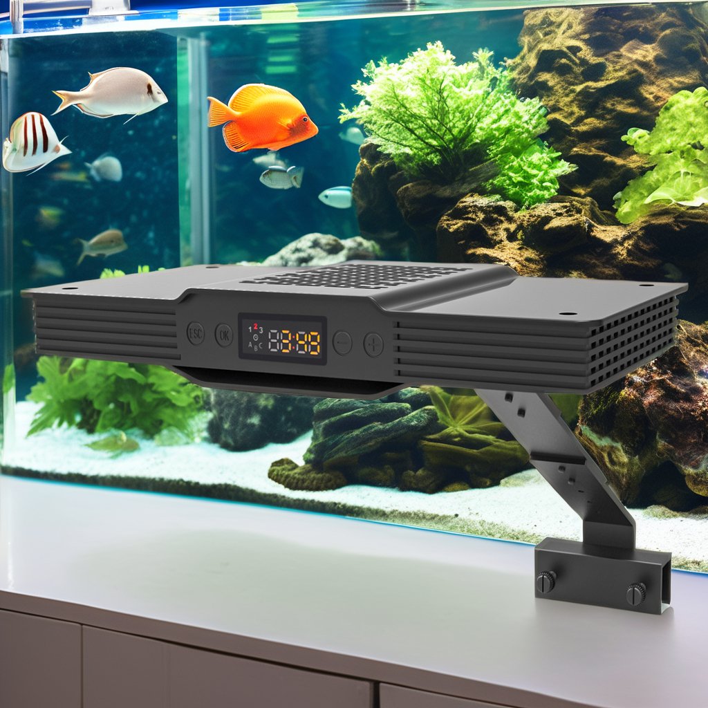 2023 New Arrival Aqua Knight V3 75W Full Spectrum LED Aquarium Lamp Changeable Emitting Color for Saltwater Coral Reef Light