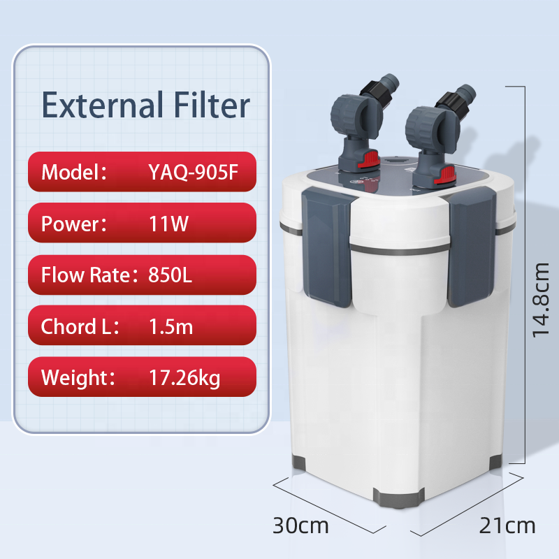 Yee UV Lamp New Arrival white Color Aquarium External Canister Filter Equipments Fish Tank And Pond Aquariums Accessories Pump