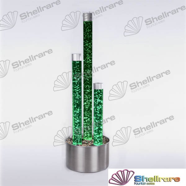 Interior Wedding Decoration Pillars Bubble Tubes Sensory Led Floor Lamps Water Bubble Lamp