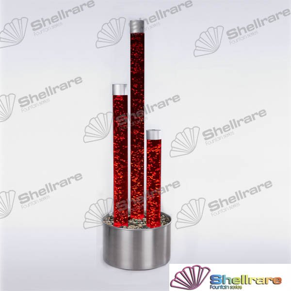 Interior Wedding Decoration Pillars Bubble Tubes Sensory Led Floor Lamps Water Bubble Lamp