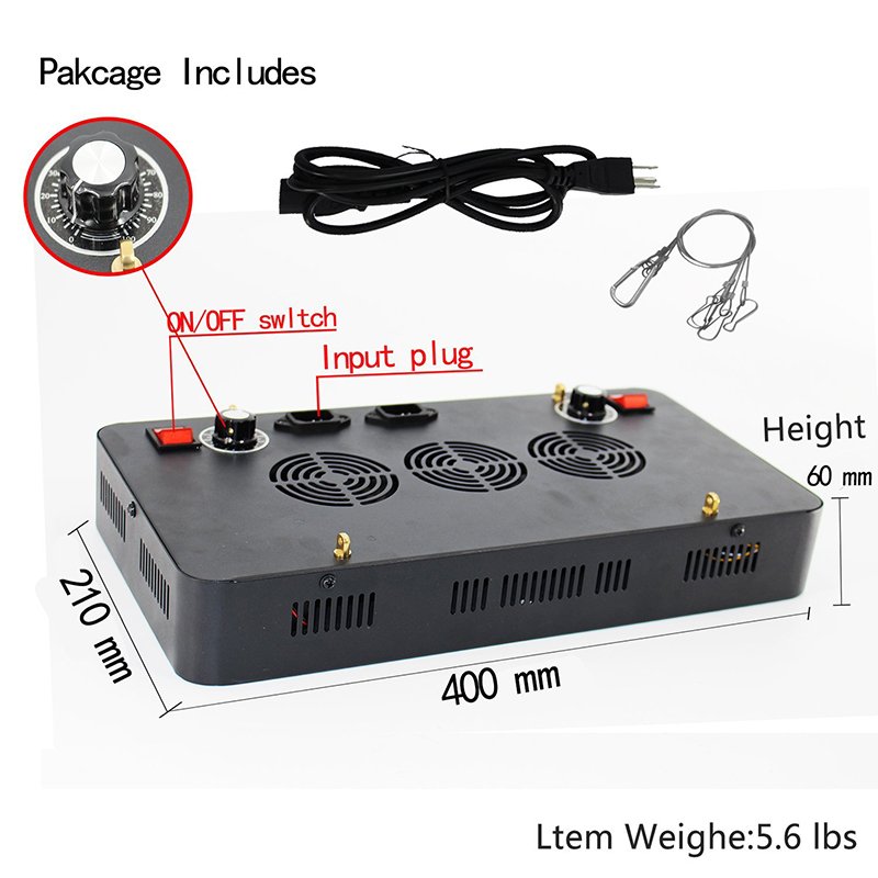 165w aquarium led light for coral reef marine fish tank