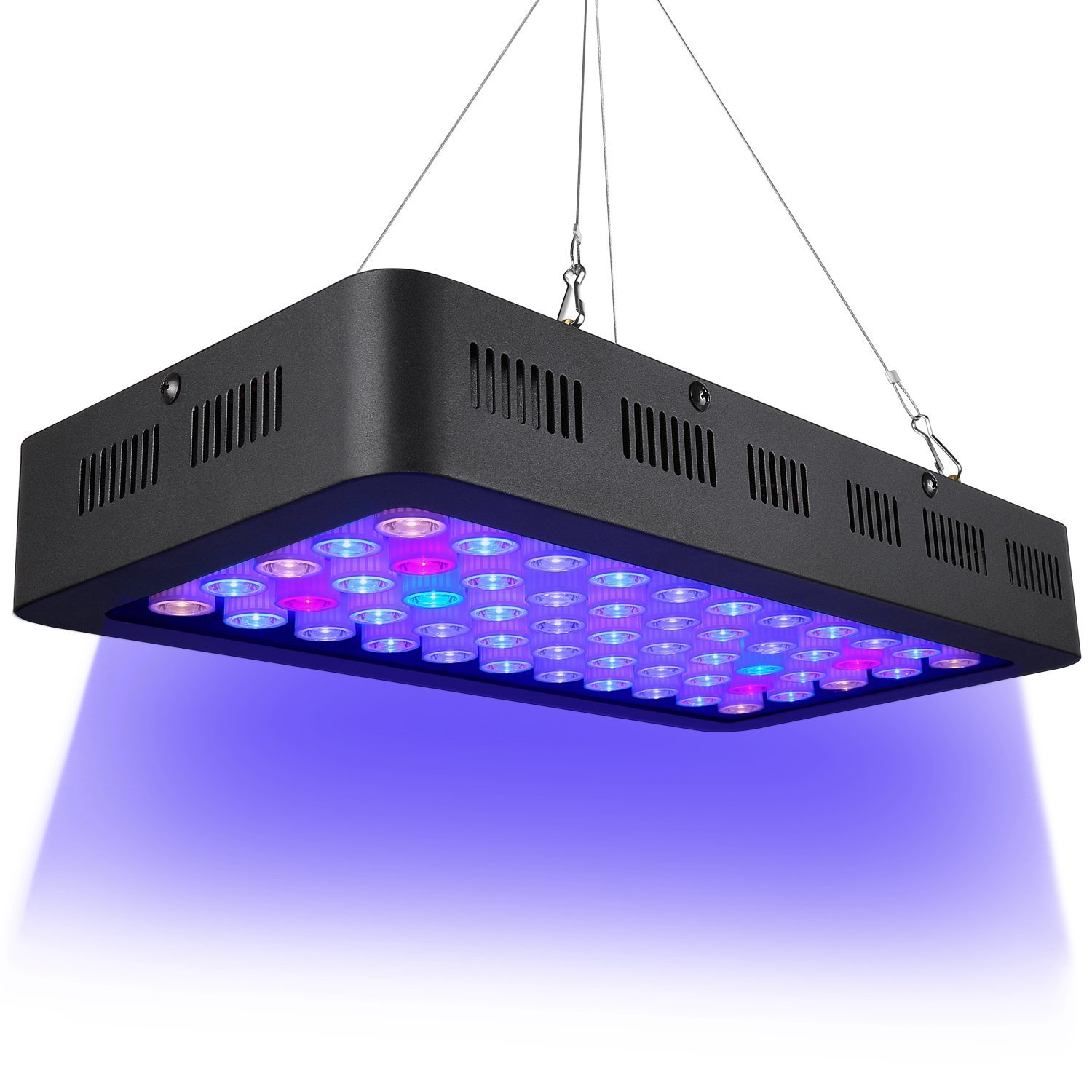 Cheap AC85-264V Metal Case Body Full Spectrum Led Aquarium Light for Aquariums Coral Reef Light