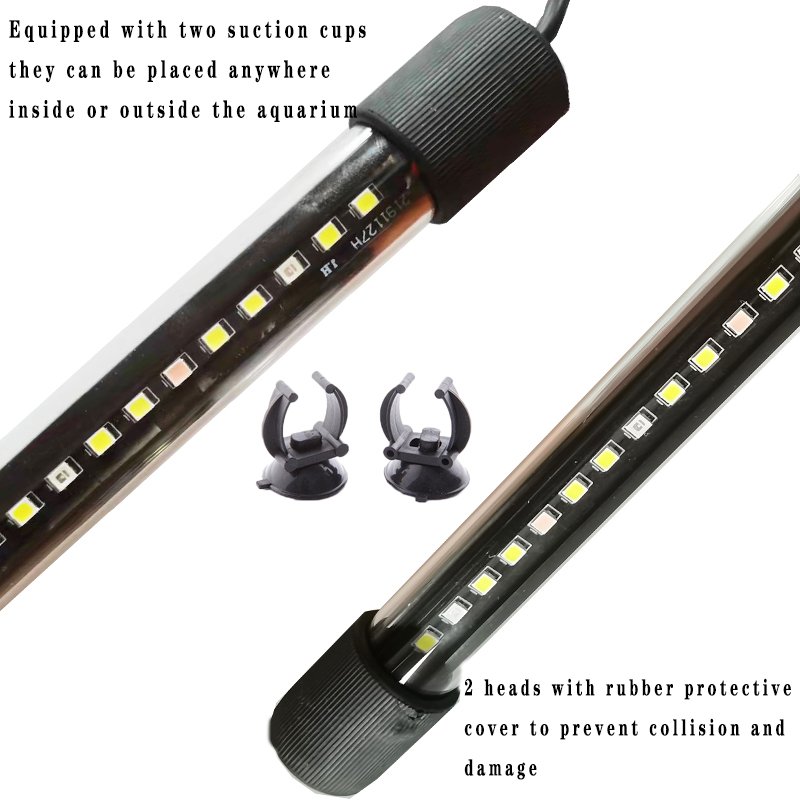 Zaohetian 2835 Beads Brightening Aquarium Lighting Small Fish Tank Light Cheap Led Aquarium Lights Aquarium Lamp T4 Glass 80 100