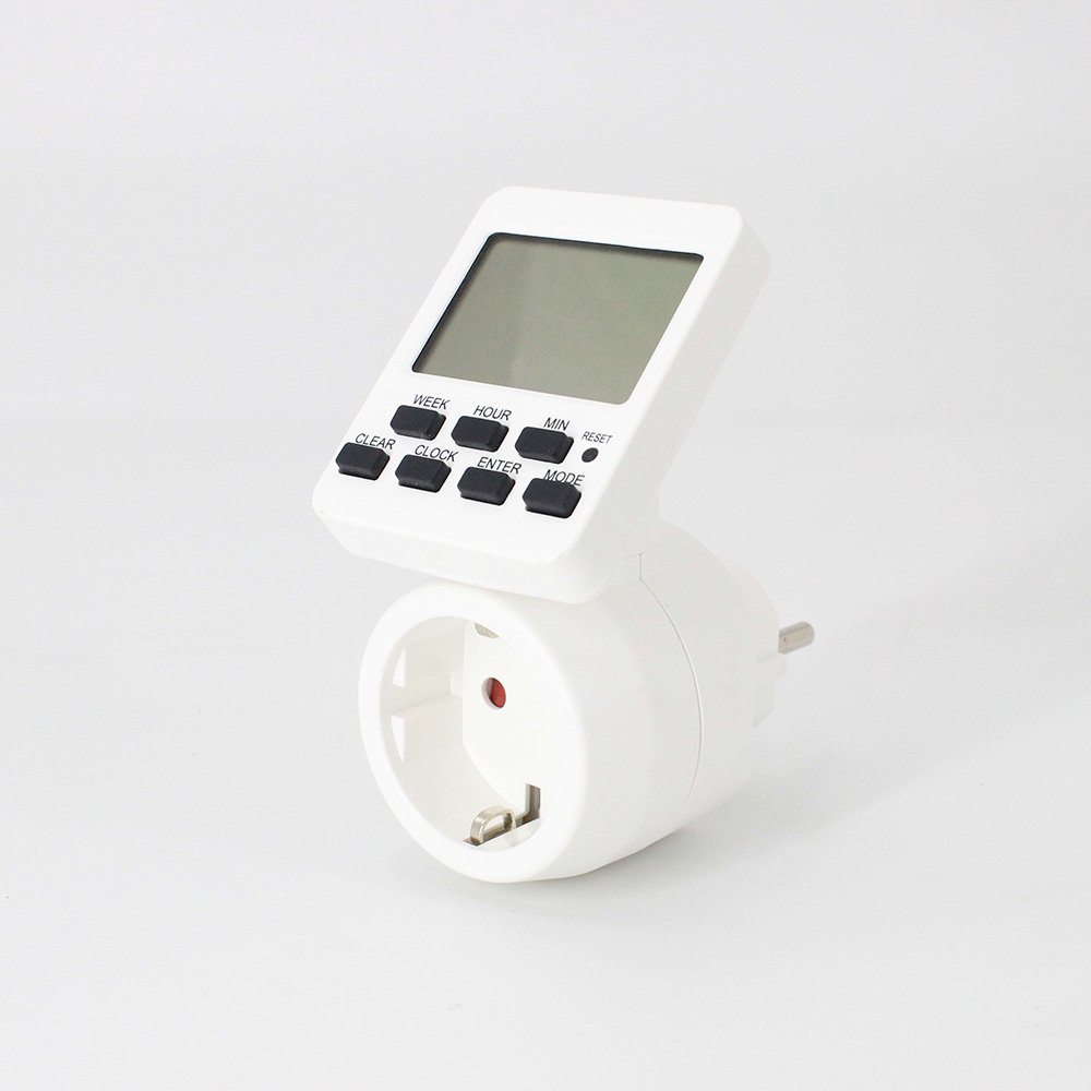 180° Rotating Display, Digital Timer Socket for Christmas Decoration Aquarium