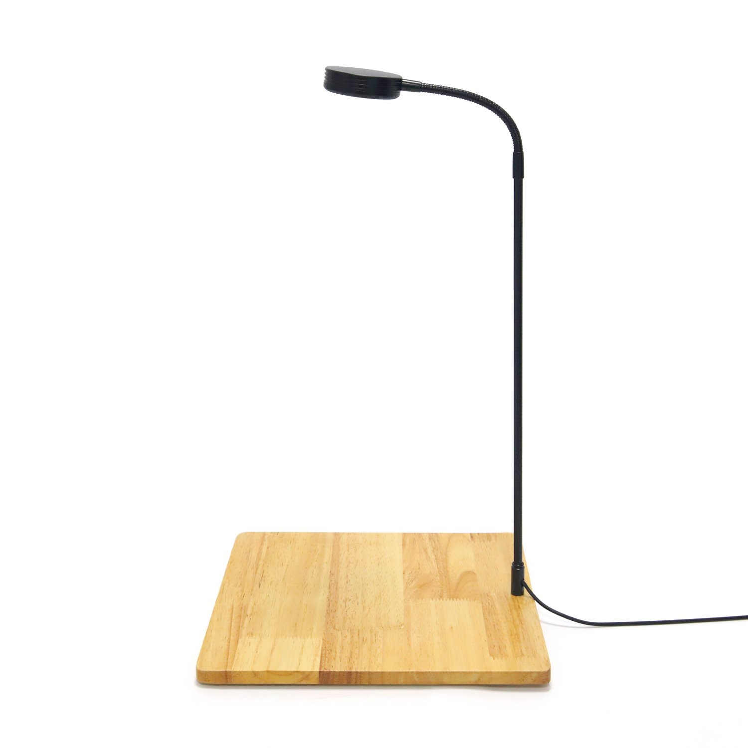 Timer Micro Landscape Succulent LED Lamp with Bamboo Board USB Interface Fish Tank Light for Aquarium