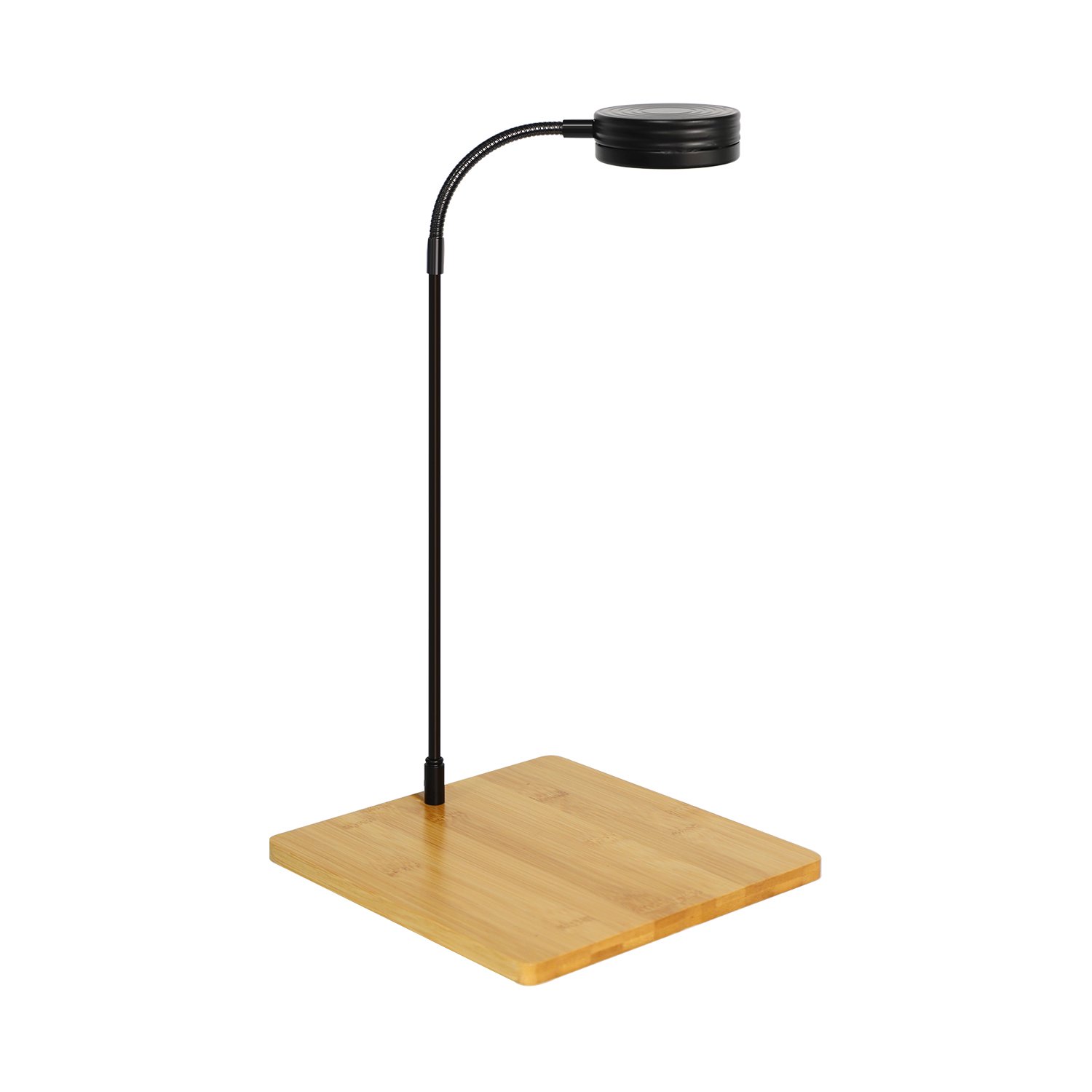 Timer Micro Landscape Succulent LED Lamp with Bamboo Board USB Interface Fish Tank Light for Aquarium