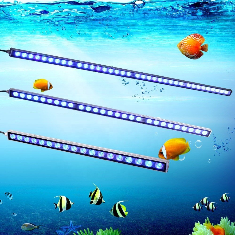 IP65 Waterproof LED Aquarium Light Strip 54W 81W 108W LED Bar Light Reef Coral Plant Fish Tank Lamp Growth Greenhouse Lighting