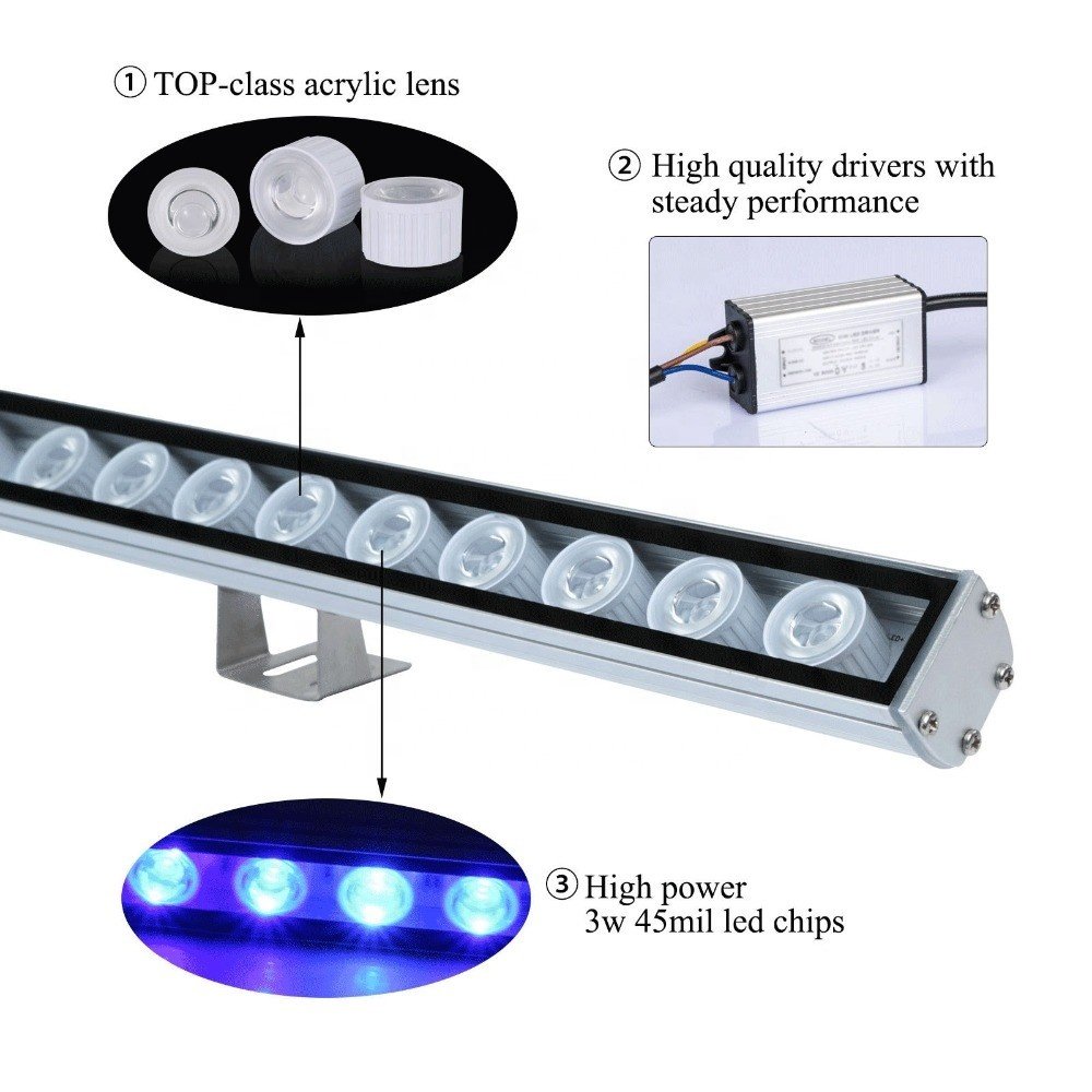 IP65 Waterproof LED Aquarium Light Strip 54W 81W 108W LED Bar Light Reef Coral Plant Fish Tank Lamp Growth Greenhouse Lighting