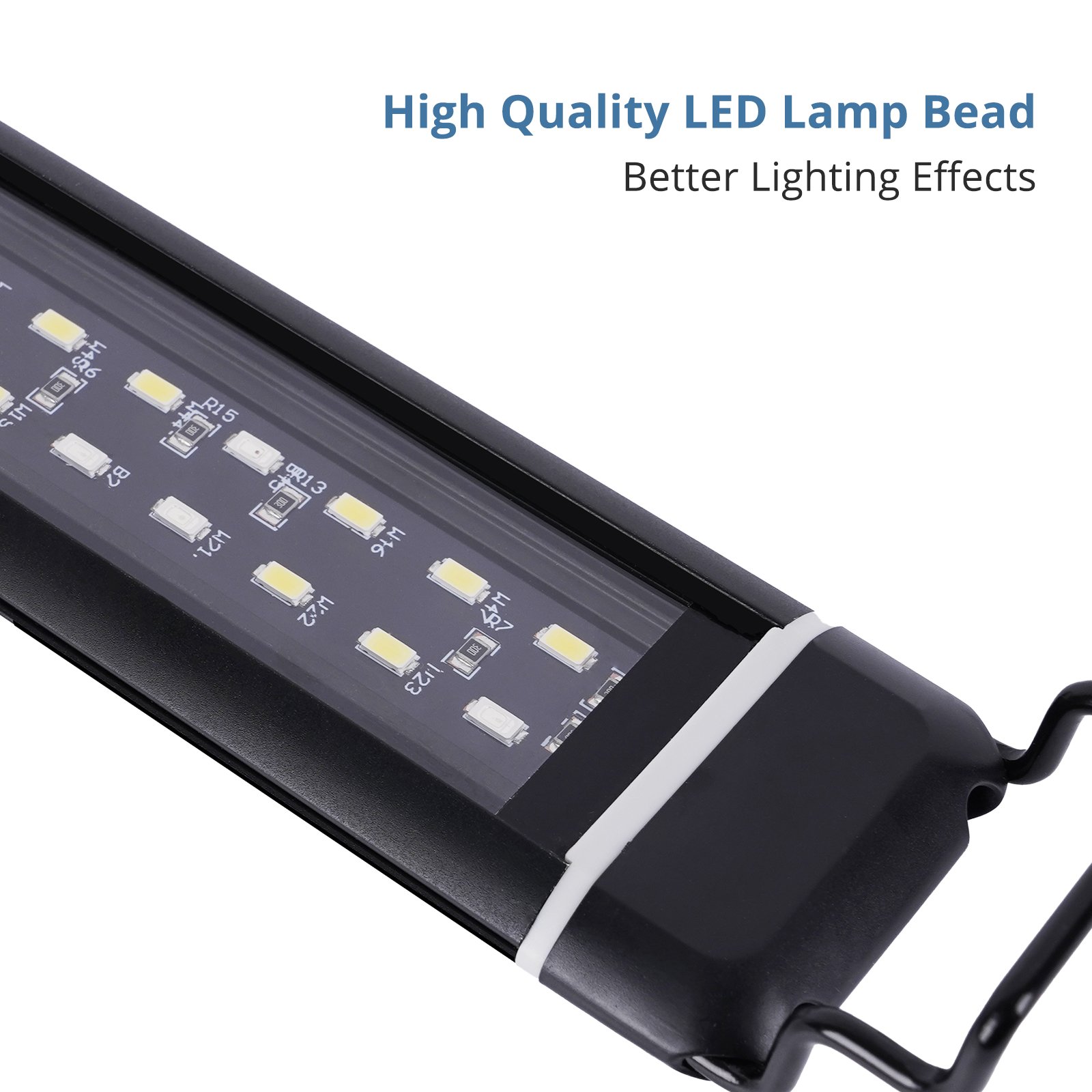 Gako Aquarium LED Lamp,SMD5730 Small Tank LED Aquarium Lights,Dimmer Memory Timing Reef Light for Coral Fish Tanks