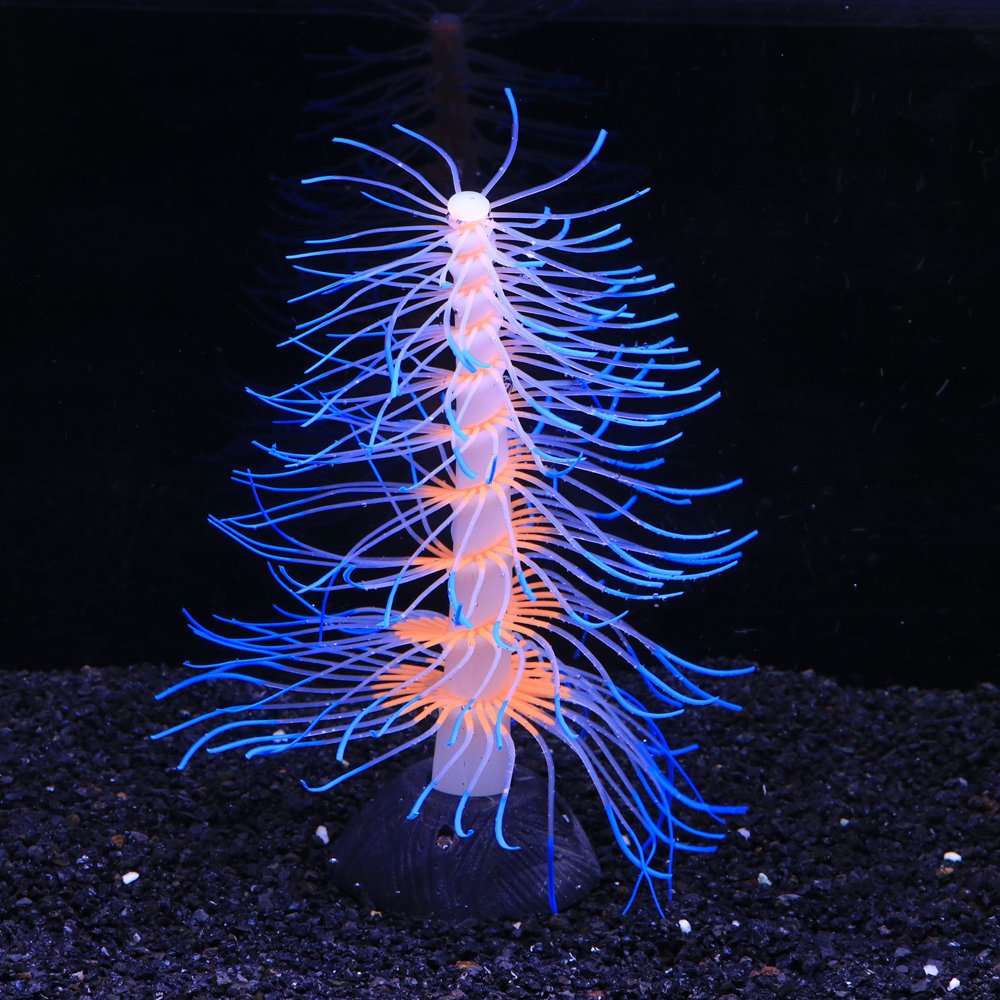 New aquarium aquascape soft silicone simulation coral Christmas tree simulation plants fish tank accessories