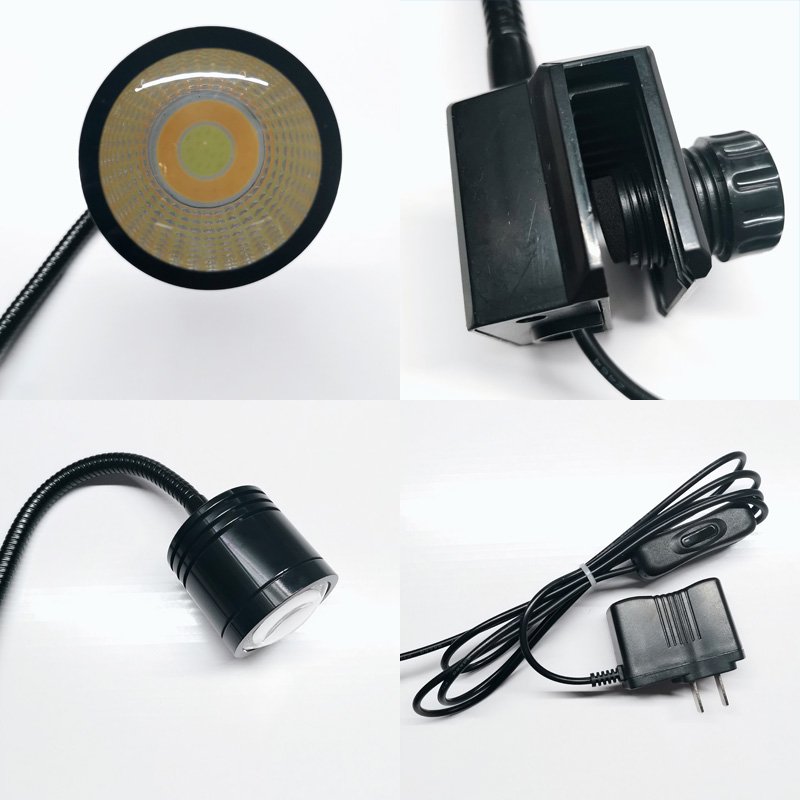 Aquarium fish tank South American fish tank three color LED light