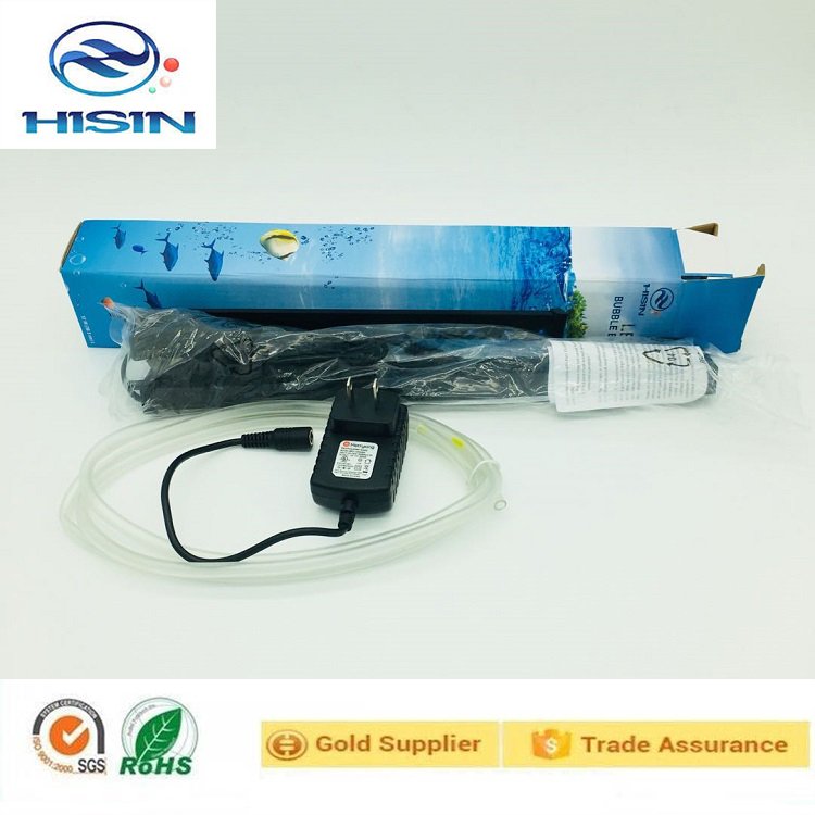 Aquarium Fish Tank Led discoloration Fishing Light Air Stone/Oxygen bubbles Stone