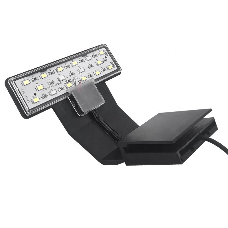 Custom 5v usb 5w clip on aquarium lights mini fish tank lighting freshwater plant moss algae grow aquarium led light