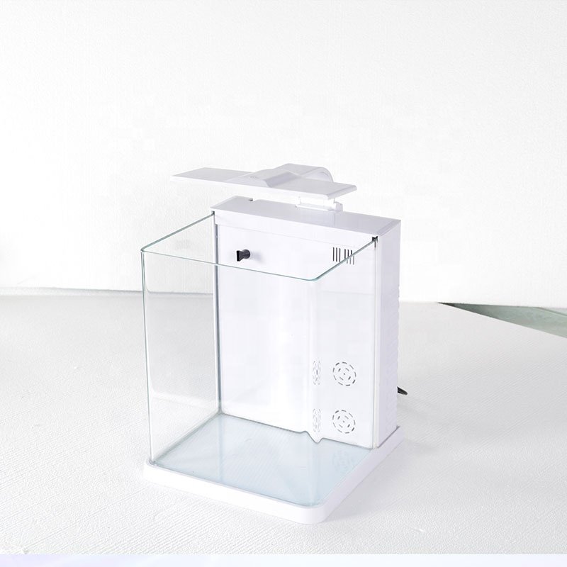 Multi-color optional glass coral fish tank, high-definition acrylic coral curved fish tank, plastic curved plant tank