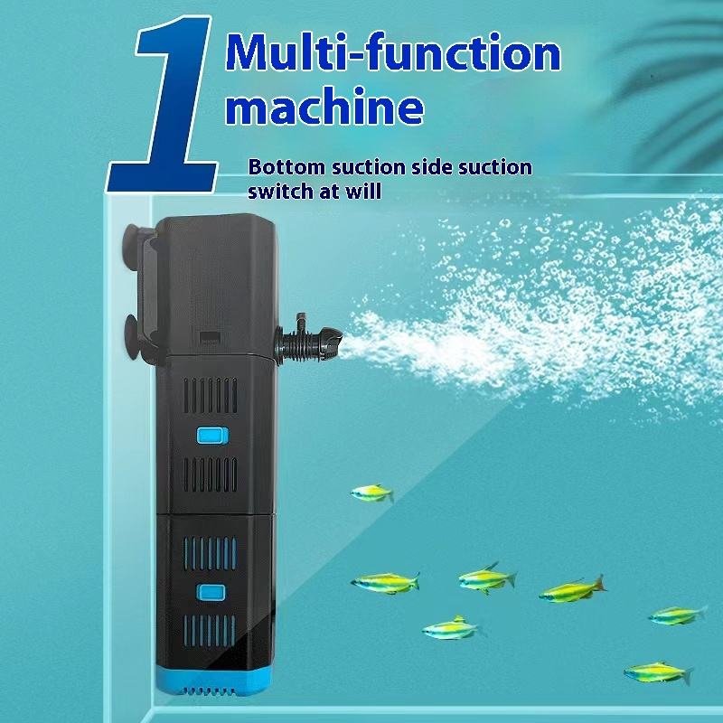 SUNSUN 6W 12W 23W New 3 in 1 Aquarium FIsh Tank Sponge Multifunction Internal Filter with oxygenation wave-making Water cycle