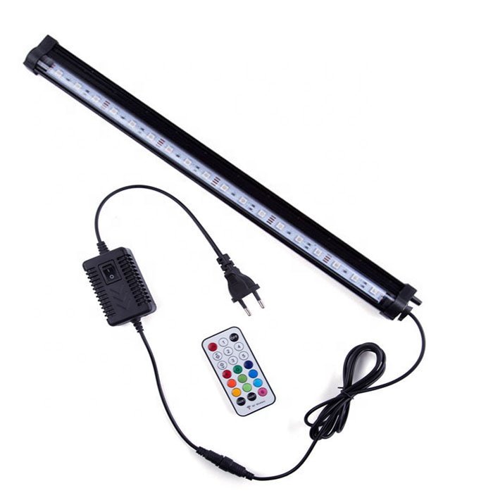 Quanlong fish tank change color marine led aquarium diving light fish tank submersible WRBG light with air stone